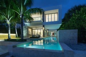 Fort Myers Beach Landscape Lighting Design Private Residence 2 Pool 300x200